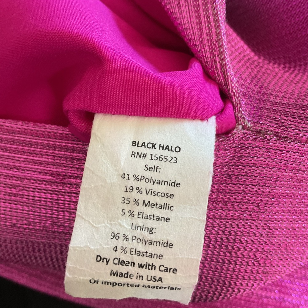 Black Halo Spice Gown Size 6 - Picture 8 of 8